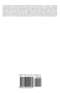 The Cleft Lip Palate Mastery Bible achterzijde
