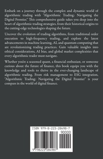 Algorithmic Trading achterzijde