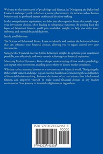 Navigating the Behavioral Finance Landscape achterzijde