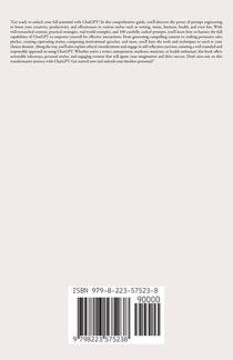 Tailoring Prompts For Success - The Ultimate ChatGPT Prompt Engineering Guide achterzijde