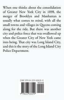 THE LONG ISLAND CITY POLICE DEPARTMENT achterzijde