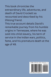 The Life and Death of My Best Friend, Davy Crockett achterzijde