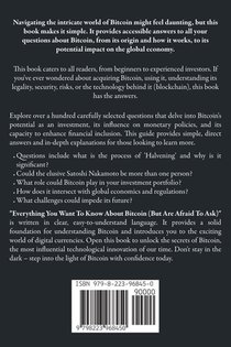 Everything You Want To Know About Bitcoin But Are Afraid To Ask. Questions and Answers About Bitcoin achterzijde