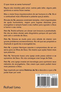 Histórias de fé achterzijde