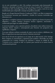 Controla Tu Ira Y Controla Tu Vida - Guía Práctica Para El Control Del Enojo, La Ira, El Estrés, La Rabia Y La Frustración achterzijde