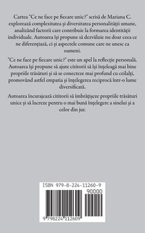 Ce ne face pe fiecare unic ? achterzijde