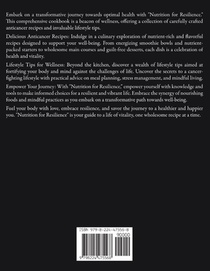 Nutrition for Resilience Cookbook achterzijde