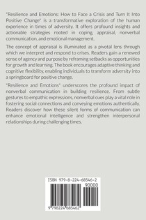 Resilience And Emotions How to Face a Crisis And Turn It Into Positive Change achterzijde