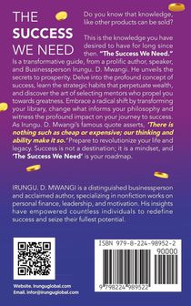 The Success We Need achterzijde