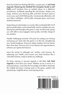 Left Field Legends- Mastering the Outfield achterzijde