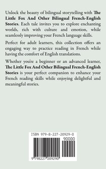 The Little Fox And Other Bilingual French-English Stories achterzijde