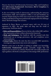 Cybersecurity Fundamentals achterzijde