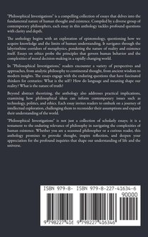 Philosophical Investigations achterzijde