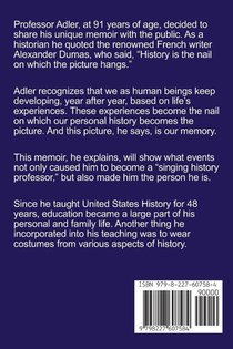 Memoir of a Singing History Professor achterzijde