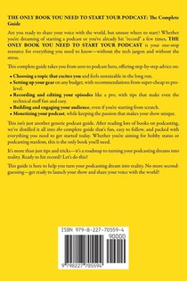 The Only Book You Need To Start Your Podcast achterzijde