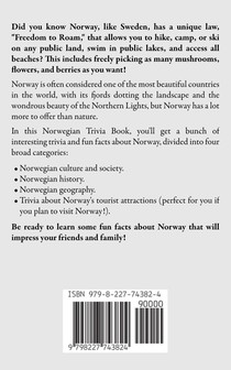 Norwegian Trivia Book achterzijde
