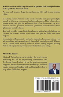 Maturity Matters achterzijde