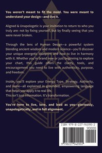 Aligned & Unapologetic achterzijde