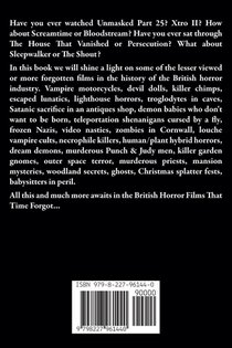 British Horror Films That Time Forgot achterzijde