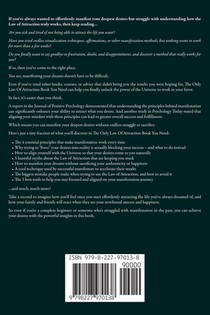 The Only Law Of Attraction Book You Need achterzijde
