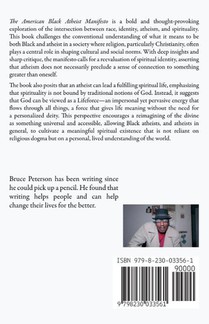 The American Black Atheist Manifesto achterzijde