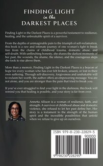Finding Light in the Darkest Places achterzijde