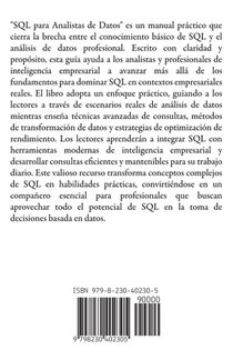 SQL para Analistas de Datos achterzijde