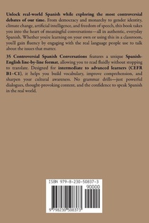35 Controversial Spanish Conversations achterzijde