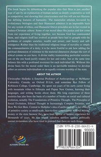 Do We Need God To Be Good? An Anthropologist Considers the Evidence achterzijde