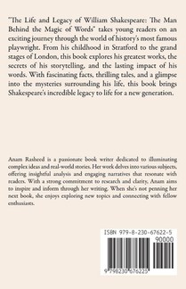 The Life and Legacy of William Shakespeare achterzijde