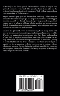 In His Holy Name achterzijde