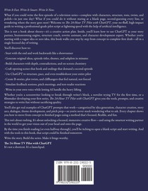 The 24-Hour TV Pilot with ChatGPT achterzijde