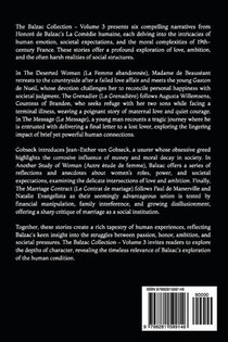The Balzac Collection - Volume 3 achterzijde