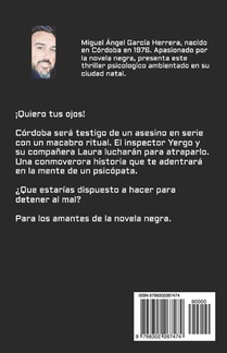 ¡Quiero tus ojos! achterzijde
