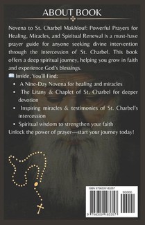 Rosario, G: NOVENA TO ST. CHARBEL MAKHLOUF achterzijde