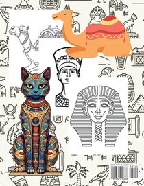 Ancient Egypt Coloring Book achterzijde
