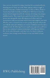 How to Write a Book achterzijde