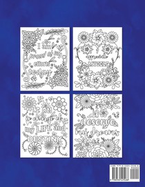 Positive Affirmation Coloring Book achterzijde