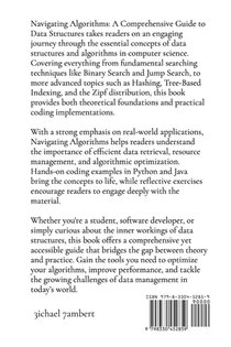 Data Structures and Algorithms achterzijde
