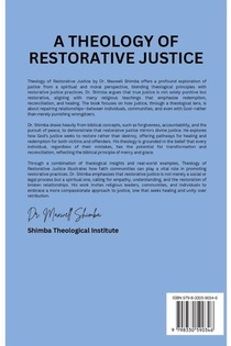 A Theology of Restorative Justice achterzijde