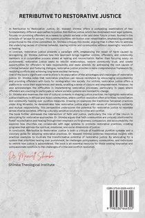 Retributive to Restorative Justice achterzijde