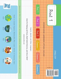Handwriting Practice Workbook - Numbers from 1 to 50 - Words and Numbers - Print, Level 1 achterzijde