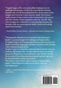 Gorman, T: Tangled Legacy achterzijde