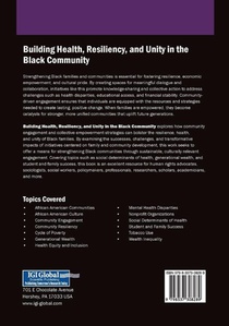 Building Health, Resiliency, and Unity in the Black Community achterzijde