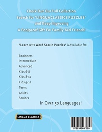 LEARN DANISH WITH WORD SEARCH PUZZLES FOR ADULTS - Discover How to Improve Foreign Language Skills with a Fun Vocabulary Builder. Find 2000 Words to Practice at Home - 100 Large Print Puzzle Games - Teaching Material, Study Activity Workbook achterzijde