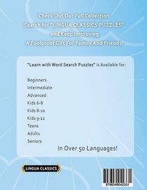 LEARN HEBREW WITH WORD SEARCH PUZZLES FOR KIDS 6 - 8 - Discover How to Improve Foreign Language Skills with a Fun Vocabulary Builder. Find 2000 Words to Practice at Home - 100 Large Print Puzzle Games - Teaching Material, Study Activity Workbook achterzijde