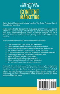 The Complete Beginner's Guide to Content Marketing achterzijde