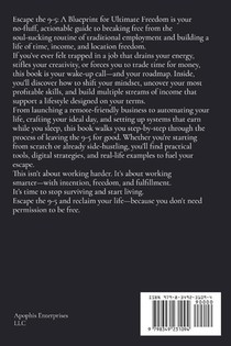 Escape the 9-5 achterzijde