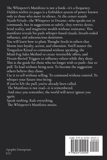 The Whisperer's Manifesto achterzijde