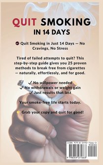 Quit Smoking in 14 Days achterzijde